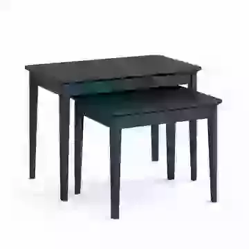 Nest of 2 Scandi Style Painted Tables - Available in 4 Colours